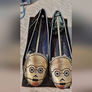 Irregular Choice Star Wars Gold Character Flats